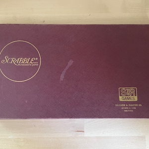 Vintage Scrabble Board Game