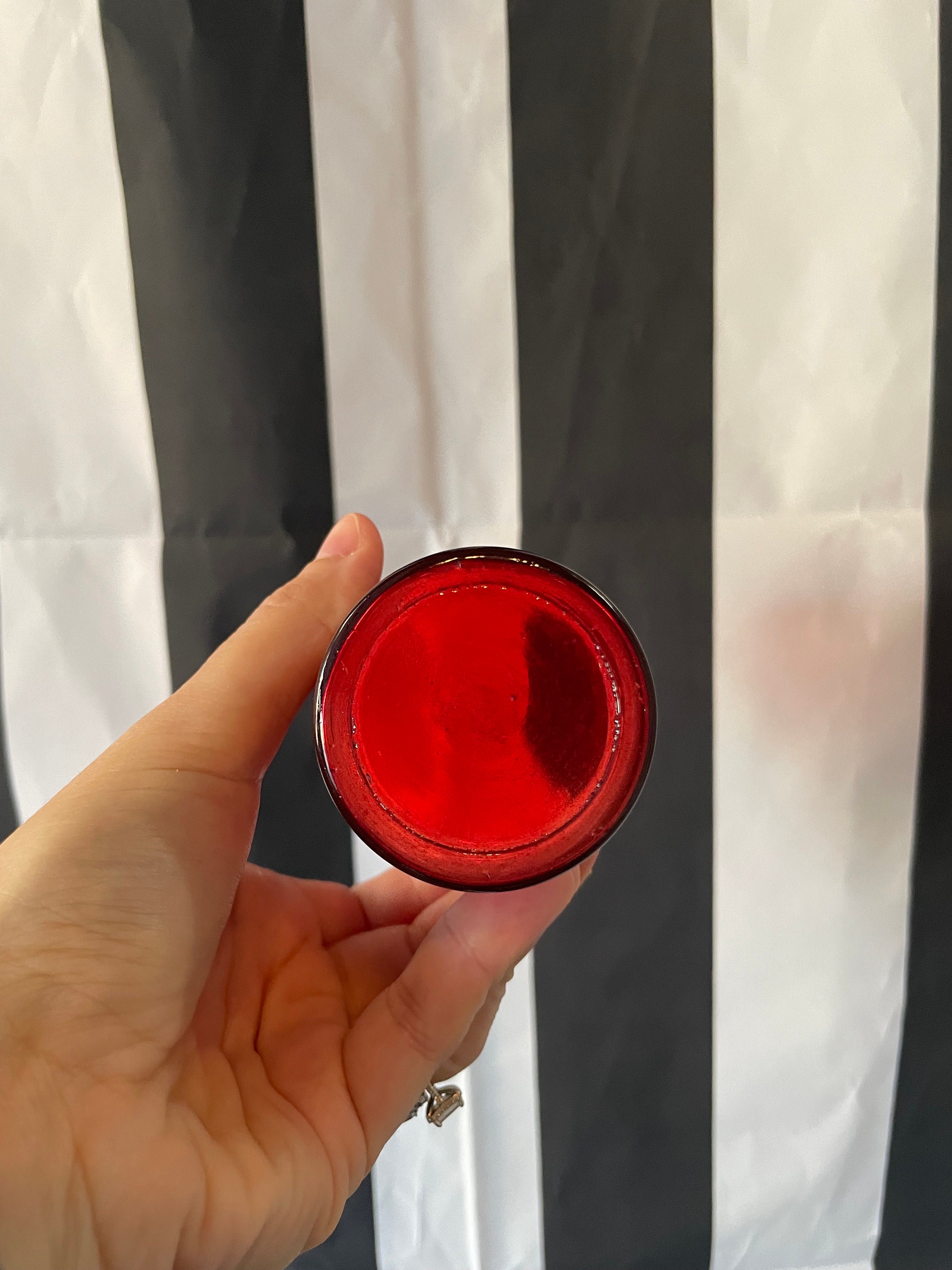 Vintage Pair of Depression 1930s Ruby Red Gold Rimmed Glasses - Etsy