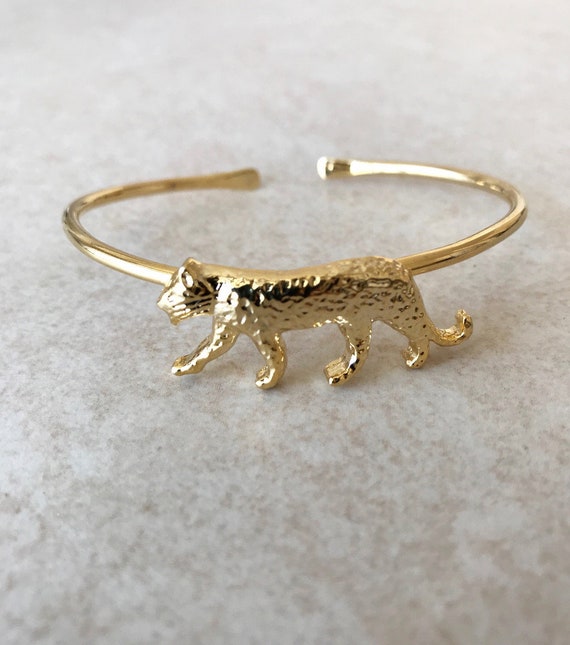 gold leopard bracelet