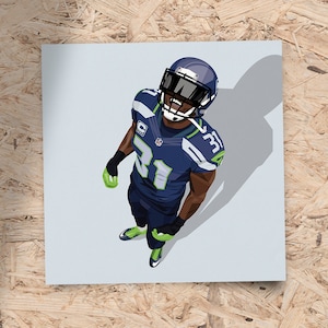 Print - Kam Chancellor (10x10&quot;)