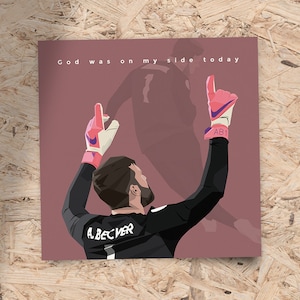 Print - Alisson Goal (10x10&quot;)