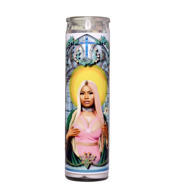 Nicki Minaj Celebrity Prayer Candle Etsy