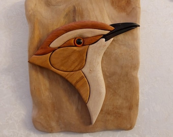 Wooden Bird Art Handmade
