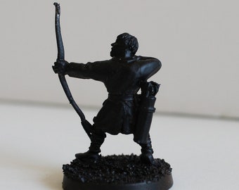 Figure of an archer from the Middle Ages