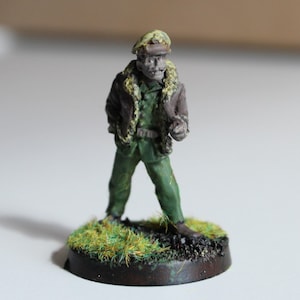 Figur eines amerikanischen Metallfliegers aus der Zeit des Zweiten Weltkriegs.