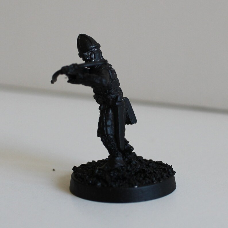 Figurine Starlux Moyen Âge - Arbalétrier - Boîte D'origine - Plastique Peint