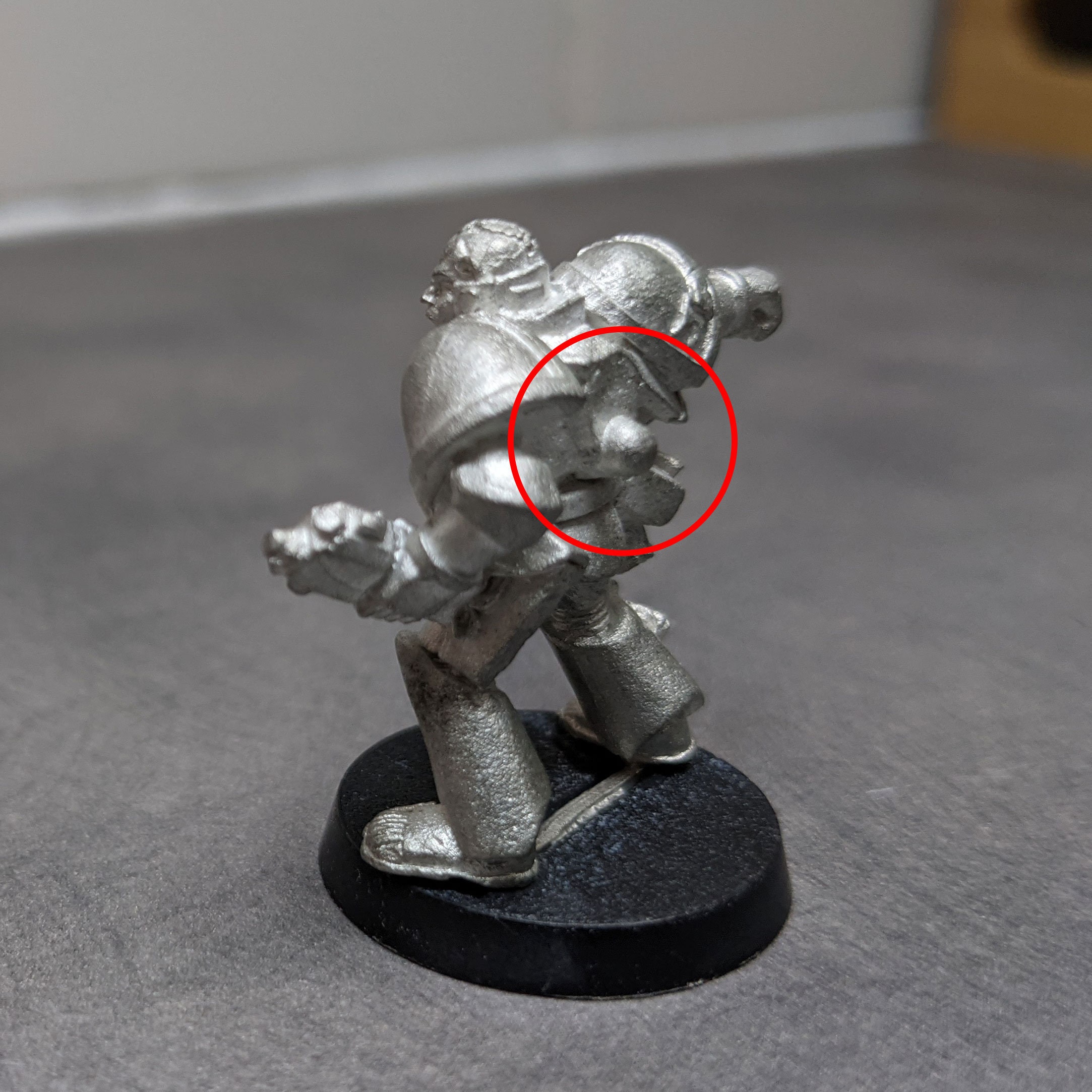 Space Marine Commander Without a Metal Helmet. Backpack Missing - Etsy