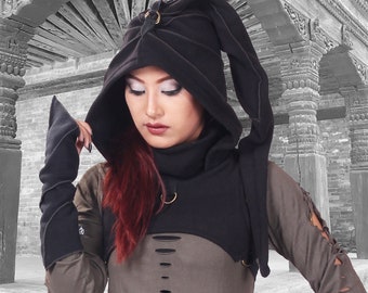 Unisex pointed hood TOSHIKO, bolero, hoody