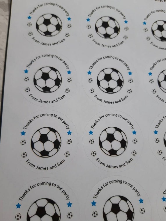 20 Personalized Gift STICKERS~ All Sports Balls