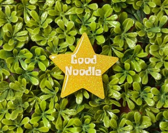 CUSTOM Good Noodle Star Badge Reel