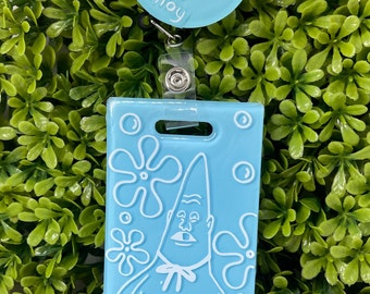 CUSTOM Doodlebob & Pinhead Badge Reel und Buddy Set