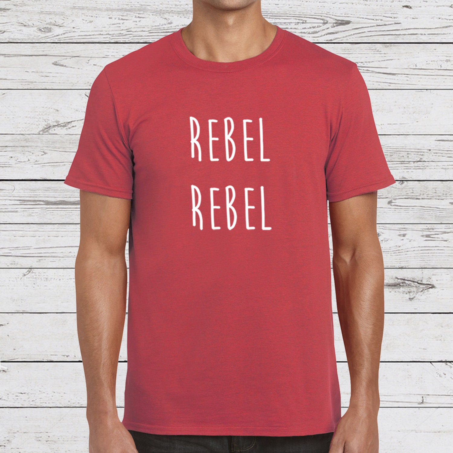 Rebel rebel Tshirt David Bowie T shirt Music quote T shirt Etsy