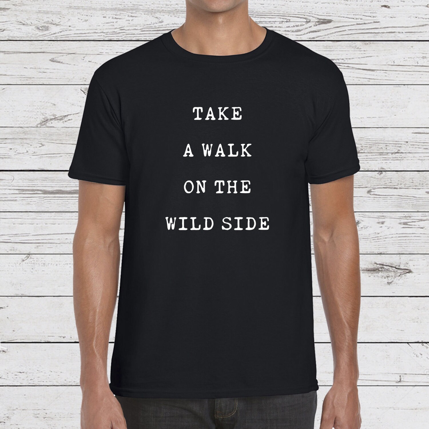 Take a Walk on the Wild Side T Shirt Song Lyrics Graphic Etsy