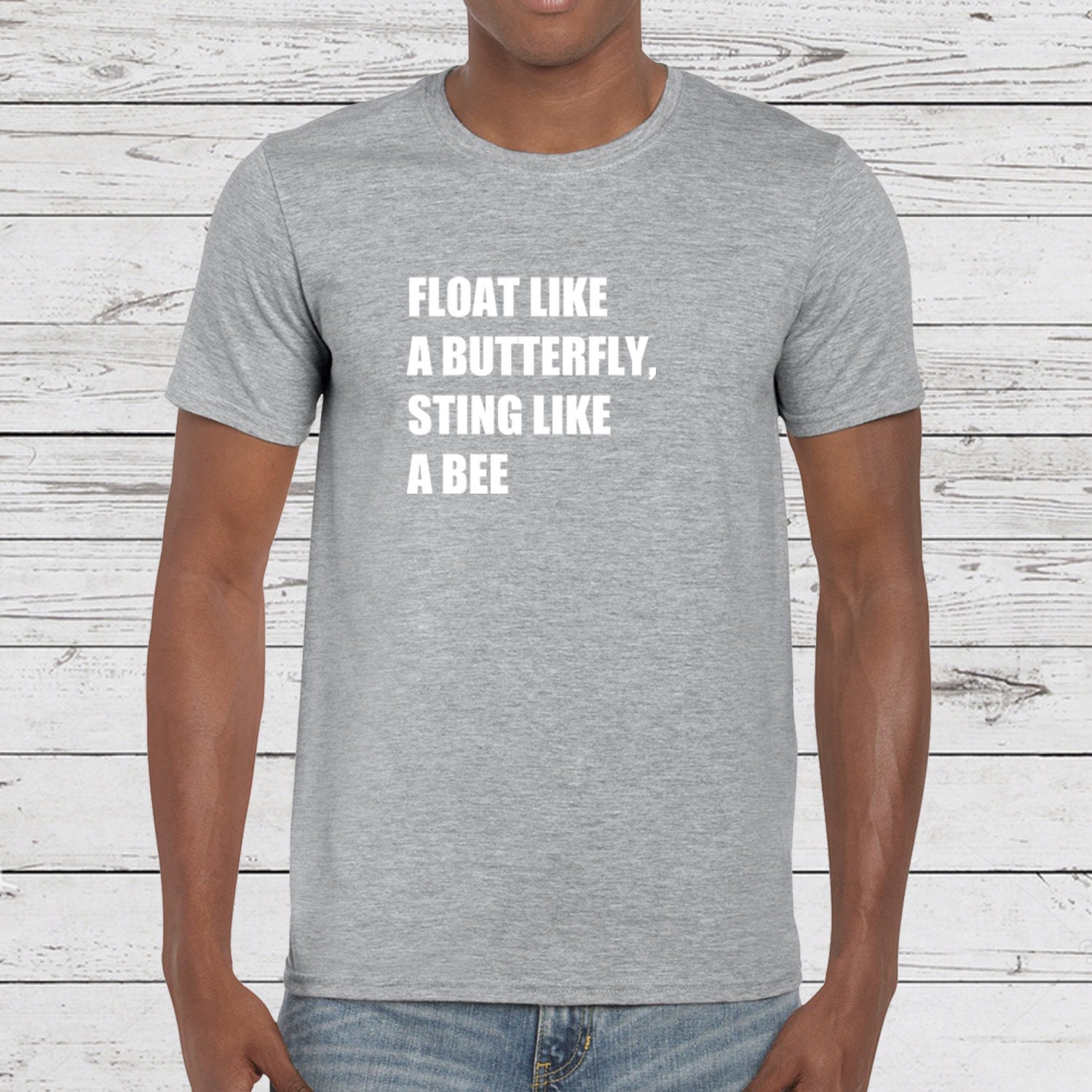 Float Like A Butterfly Sting Like A Bee T Shirt Muhammad Etsy Float Like A Butterfly Sting Like A Bee T Shirt Muhammad Etsy