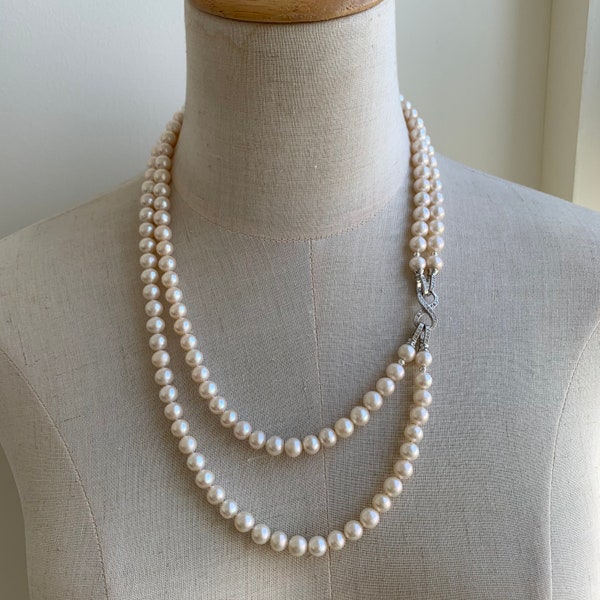 Double Strand Pearls - Etsy