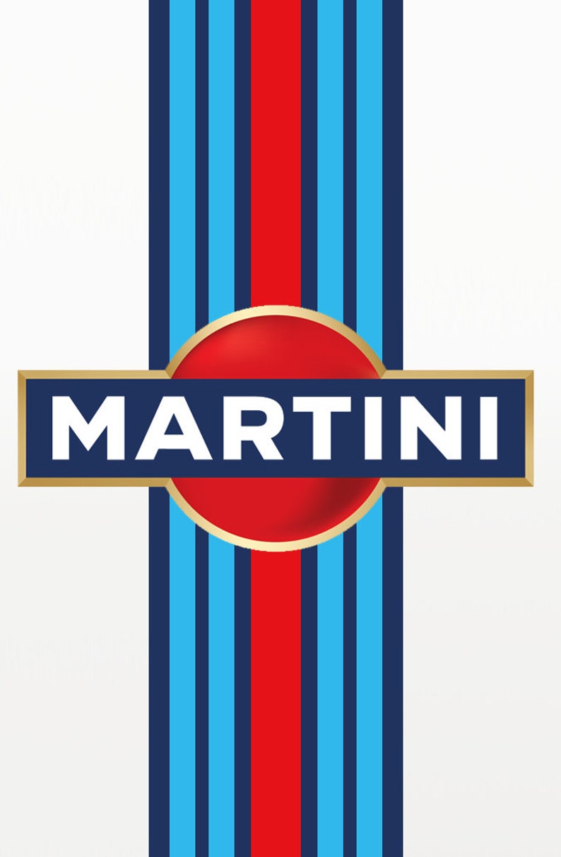 MARTINI RACING Sticker Vinyl Decal Vintage Etsy