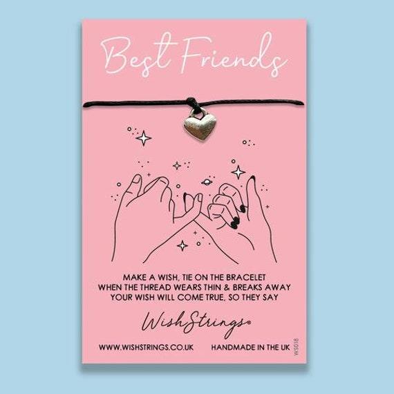 Best Friends Pinky Promise Bracelet Wishstrings Perfect for