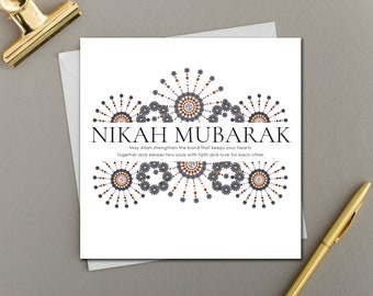 Nikah Mubarak Zwei Seelen Feuerwerk Muster