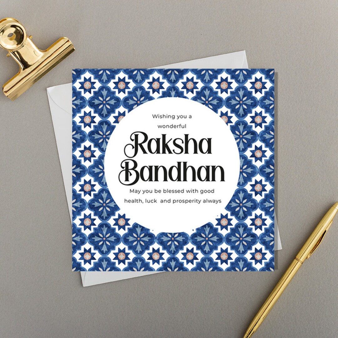 Wonderful Raksha Bandhan Mosaic Tile Print Etsy