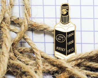 Whiskey Bottle Pin Badge