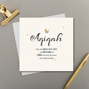 AQIQAH (Islamic ritual performed upon the birth of a child) SCRIPT LETTERING