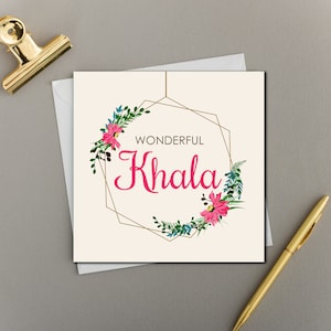 Wundervolle Khala | Helle Blumen-Hexagon-Kollektion | Ideal für Geburtstage und Muttertag oder Raksha Bandhan