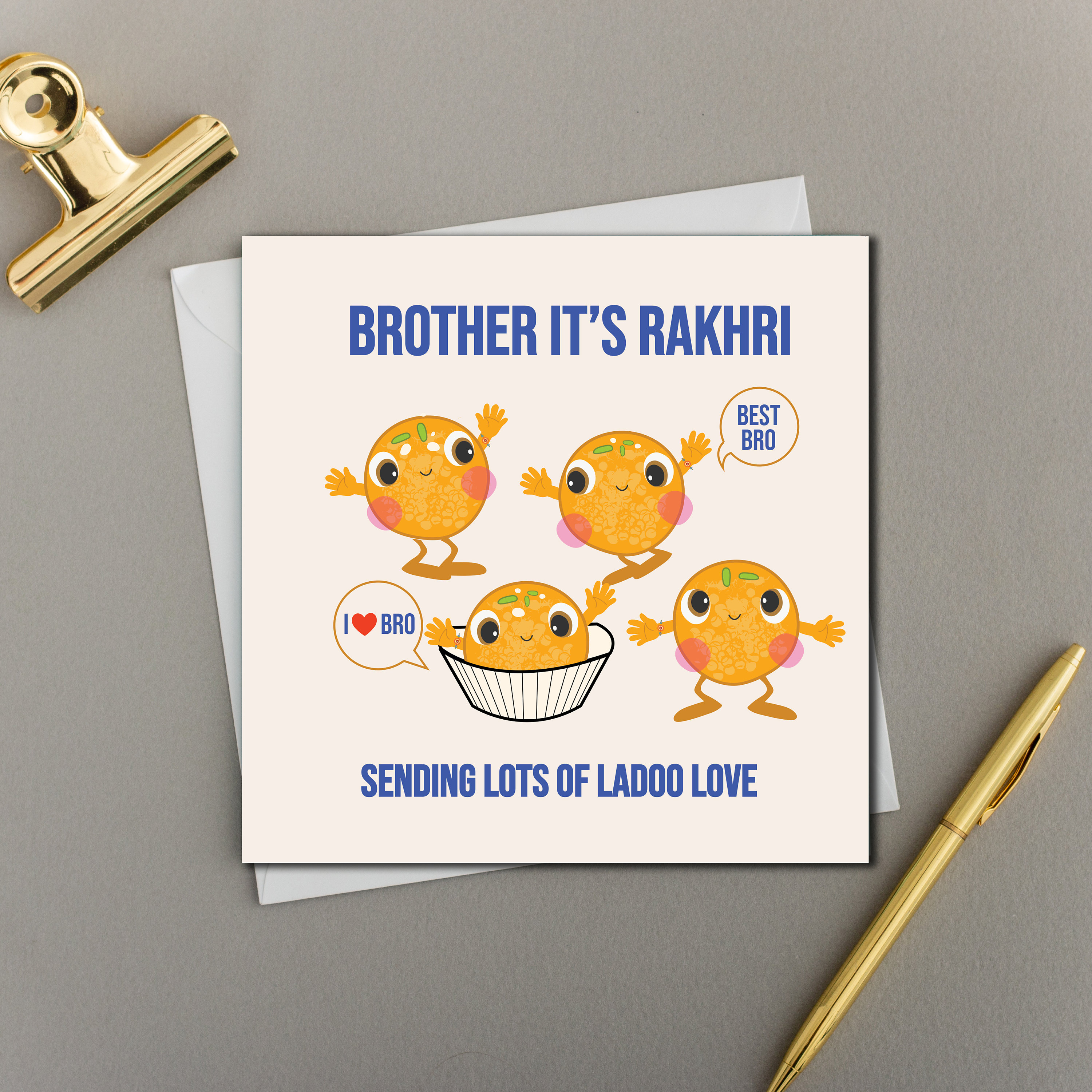 Brother It's Rakhri Lots of Ladoo Love