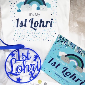 6-12 Monate | Der ultimative | Sein 1. Lohri Smiling Clouds & Rainbows Geschenkpaket