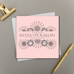 Wundervolles Sister Rakri Pink Fireworks