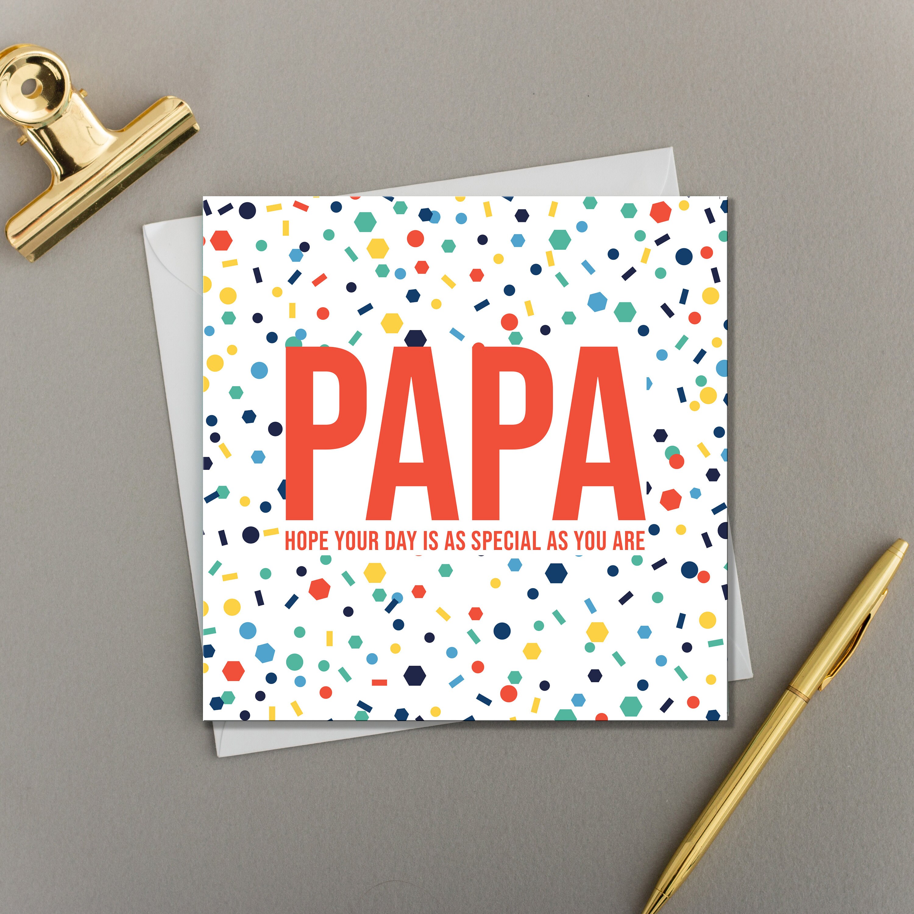PAPA the Confetti Collection Ideal for Father's Day Etsy