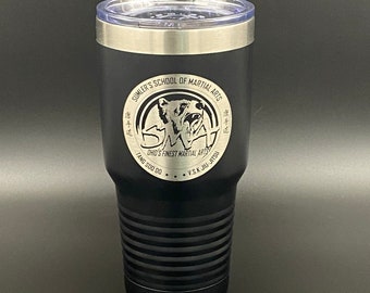 Personalized Laser Engraved 30oz Tumblers. Names, Logos or Design. Stainless Steel Tumbler makes Great Gifts for Weddings, Birthdays,etc