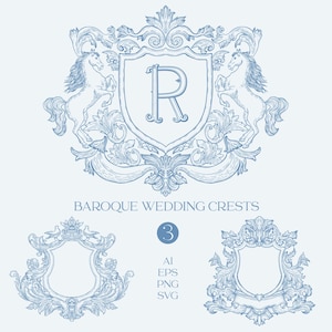 Trouwwapens, barok, Victoriaans, chinoiserielijst, toile de jouy-clipart, logo, bloemen, bruiloft, paard, vintage, clipart, randen, png