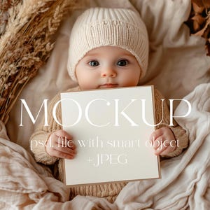 Kinderzimmer Mockup, Kinder Karte Mockup, Babyparty Mockup, Kinderzimmer Mockup, Einladung Mockup, Geburtstag, Briefpapier Mockup, Junge Mockup