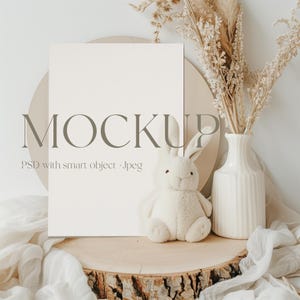 Convites para chá de bebê, maquete, Páscoa, aniversário, festa, convite minimalista boho, maquete de cartão para crianças, objeto inteligente, maquete de cartão, maquete de berçário