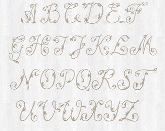 Monograma, Letras, Alfabeto, Logotipo, Boda, Floral, Etiqueta, Vintage, Imágenes prediseñadas, Ampersand, PNG, SVG
