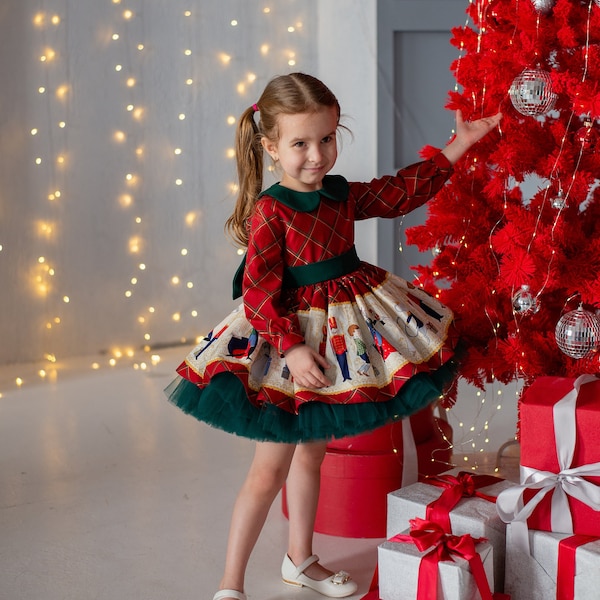 Toddler Christmas Dress Etsy