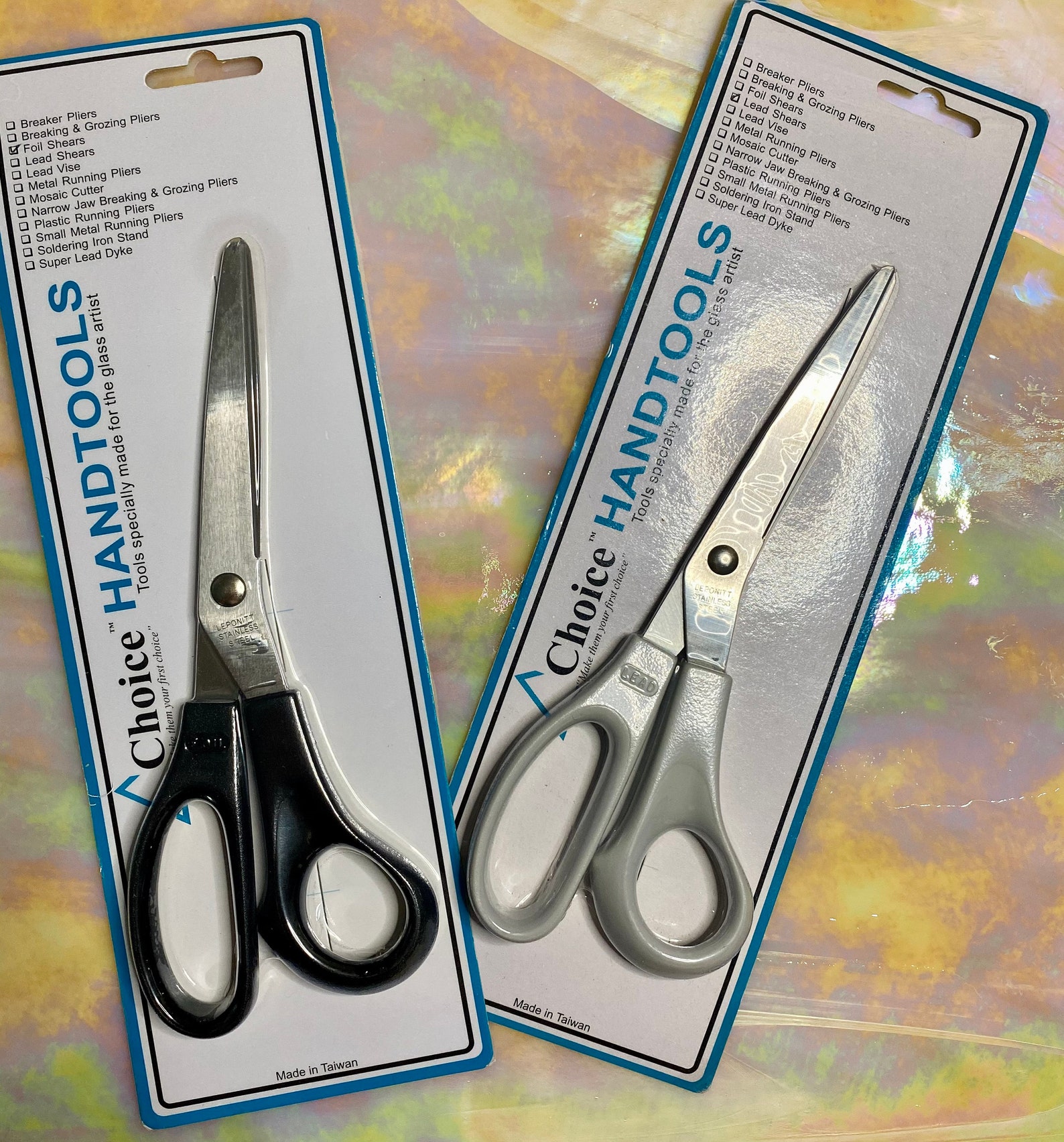 Lead and Foil Sheers Scissors for Stained Glass Art Etsy