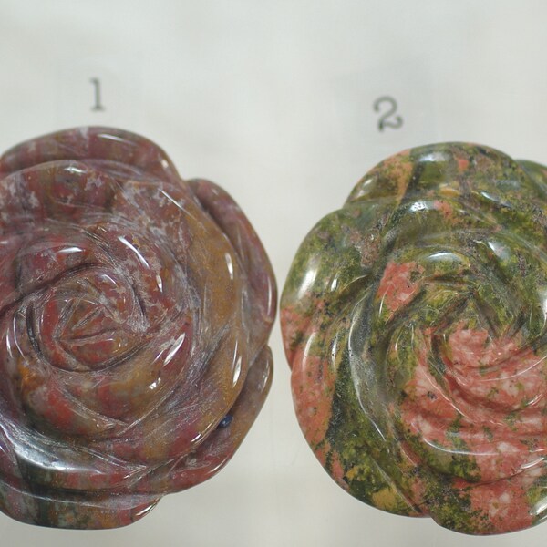 Carved Rose Pendant - Etsy