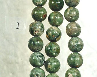 Perline Rotonde - Heishi Pietra Semi Preziosa 6x2 Mm - Malachite X20 - Foto 5