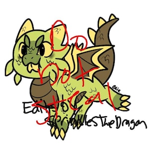 Dragon furry adopt 1 batch 1, digital art