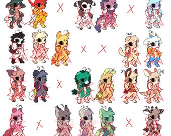 Furry Adopts, billige Fursona Charakter Adoptables