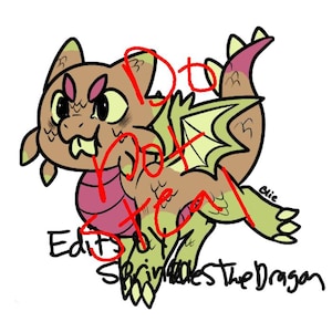 Dragon furry adopt 5 batch 1, digital art