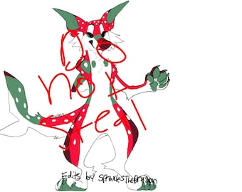 Manokit furry adopt 11 fursona adoptable digital art