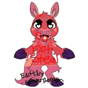 Horse adoptable 3 furry adopt anthro fursona digital art