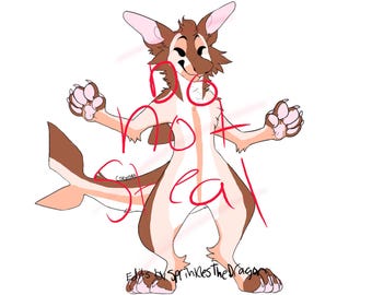 Manokit furry adopt 13 anthro fursona digital art