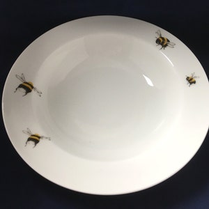 You are bee-autiful to me - bone china salad bowl  - Serving Bowl - Bumble Bee, pasta dish, Valentines