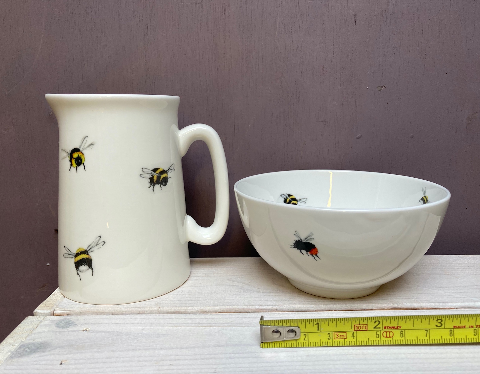 Bumble Bee Jug Medium 1/2 Pint Bee Gifts Valentine Gift Etsy