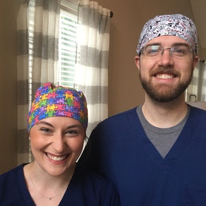 Scrub Cap Sewing Pattern - Download for Surgical Cap - PDF Print to Scale at Home