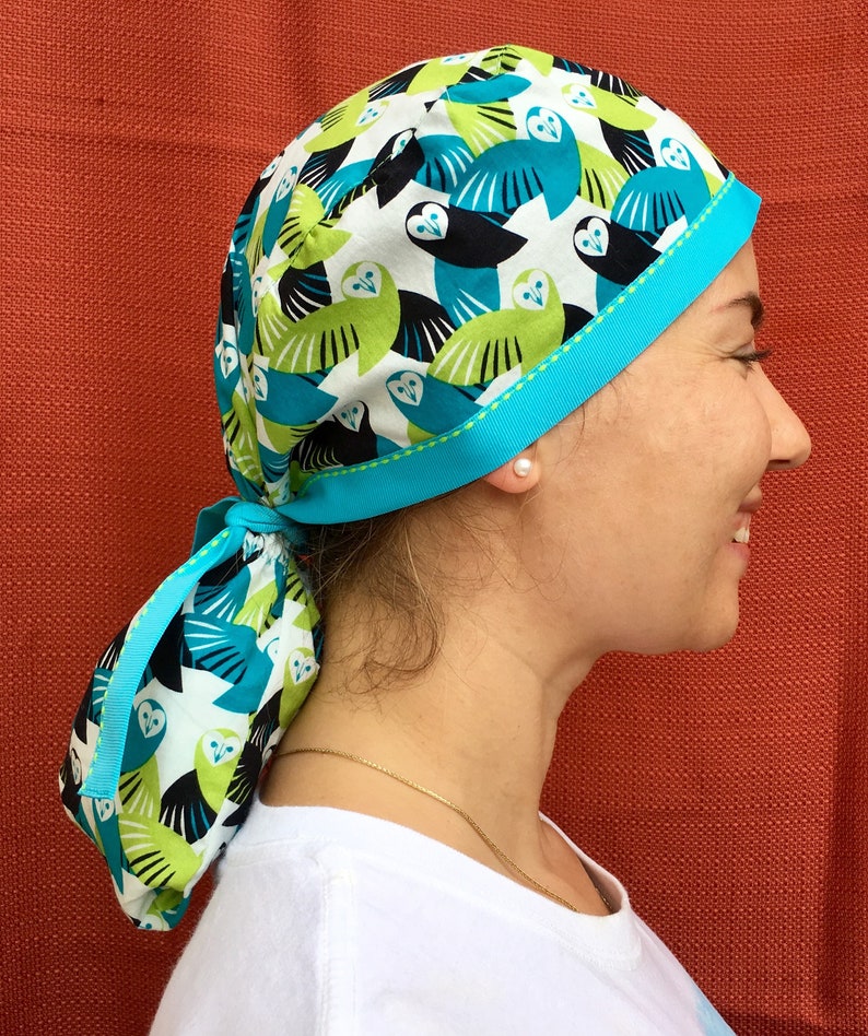 Printable Scrub Cap Pattern Ponytail Scrub Cap Pattern Scrub Etsy