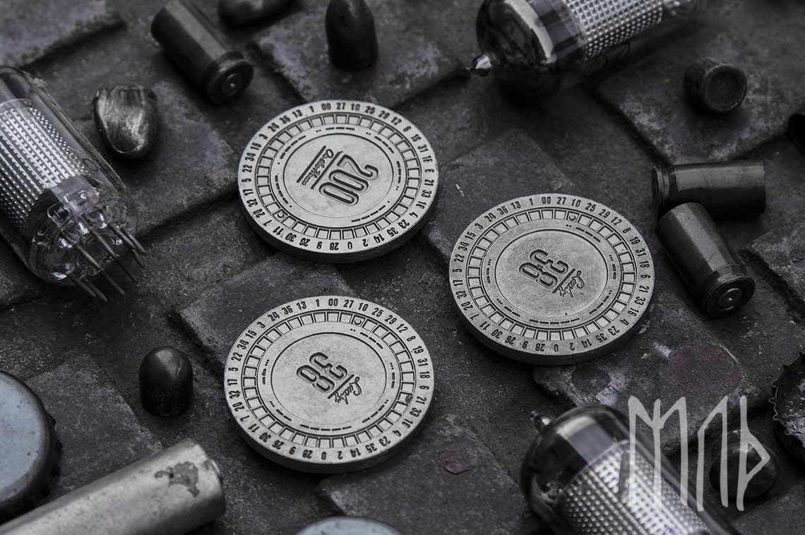 Fallout New Vegas Platinum Chip Etsy